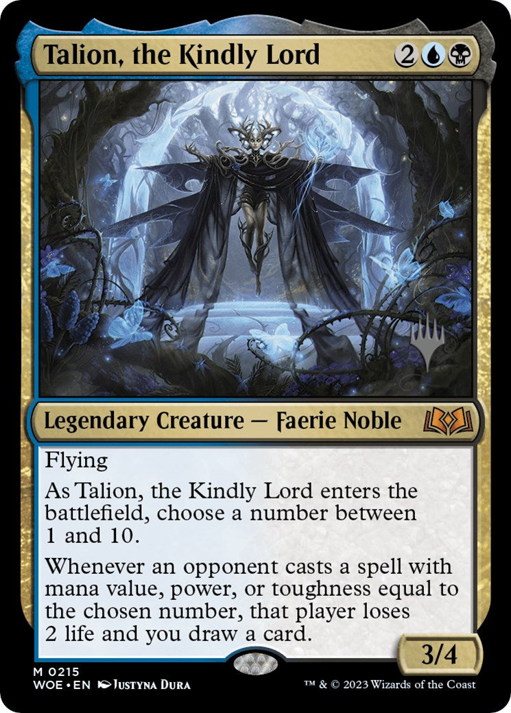 Talion, the Kindly Lord (Promo Pack) [Wilds of Eldraine Promos] | Tacoma Games