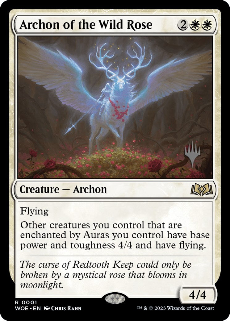 Archon of the Wild Rose (Promo Pack) [Wilds of Eldraine Promos] | Tacoma Games