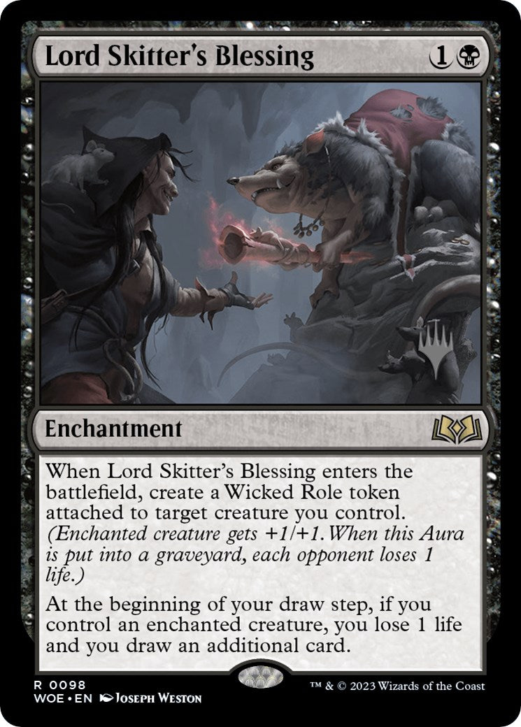 Lord Skitter's Blessing (Promo Pack) [Wilds of Eldraine Promos] | Tacoma Games