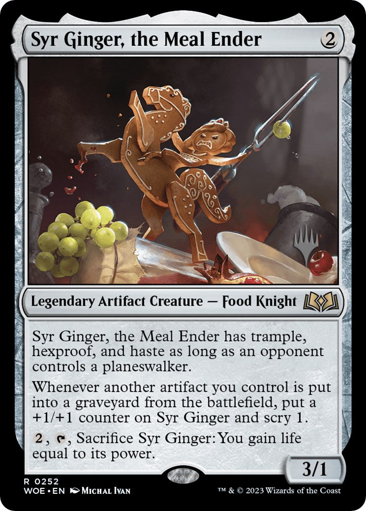 Syr Ginger, the Meal Ender (Promo Pack) [Wilds of Eldraine Promos] | Tacoma Games