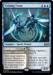 Twining Twins // Swift Spiral (Promo Pack) [Wilds of Eldraine Promos] | Tacoma Games