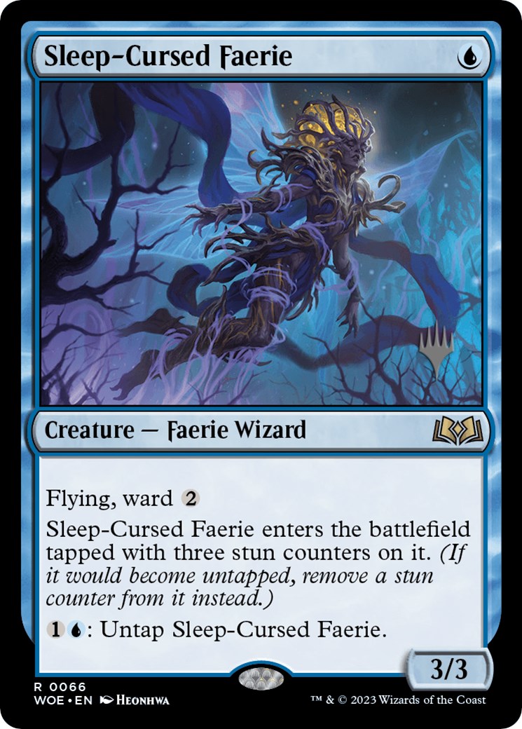 Sleep-Cursed Faerie (Promo Pack) [Wilds of Eldraine Promos] | Tacoma Games