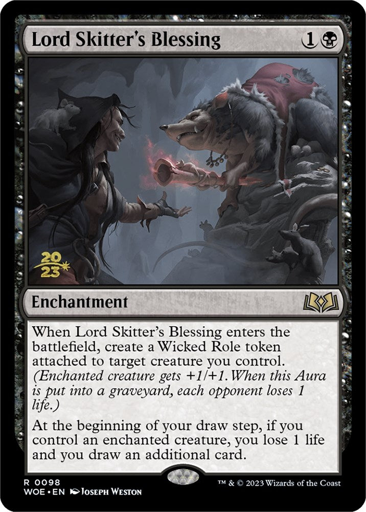 Lord Skitter's Blessing [Wilds of Eldraine Prerelease Promos] | Tacoma Games