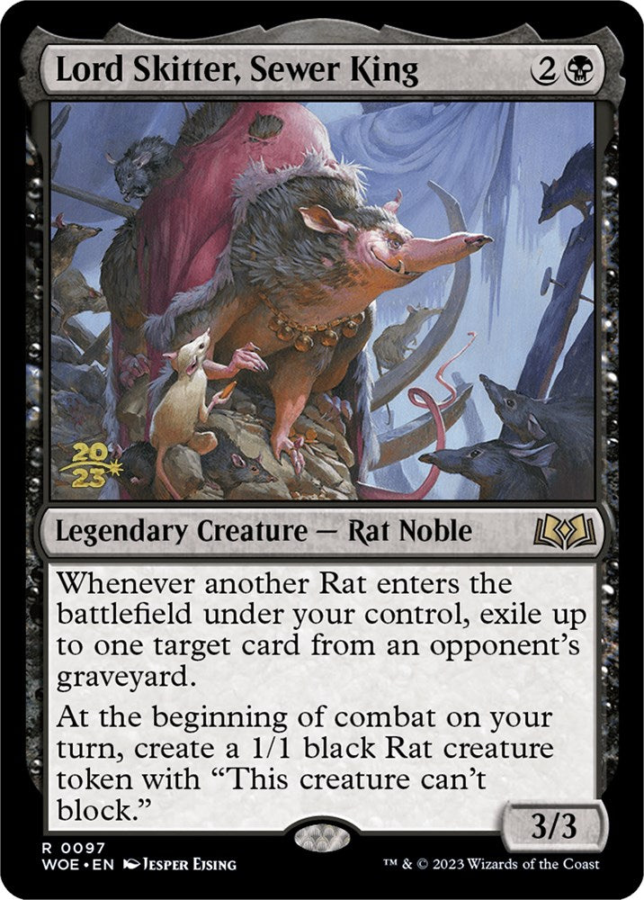 Lord Skitter, Sewer King [Wilds of Eldraine Prerelease Promos] | Tacoma Games