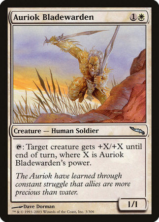 Auriok Bladewarden [Mirrodin] | Tacoma Games