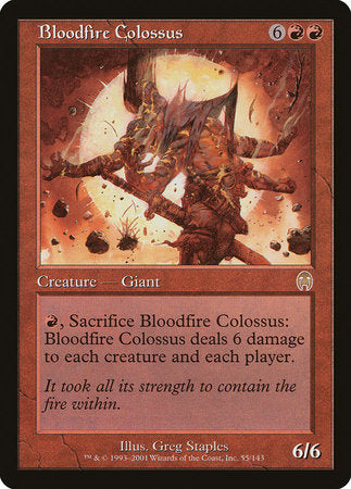 Bloodfire Colossus [Apocalypse] | Tacoma Games