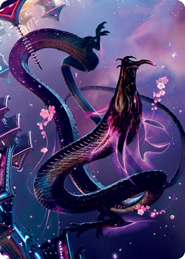 Junji, the Midnight Sky 1 Art Card [Kamigawa: Neon Dynasty Art Series] | Tacoma Games