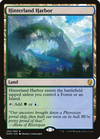 Hinterland Harbor [Dominaria Promos] | Tacoma Games