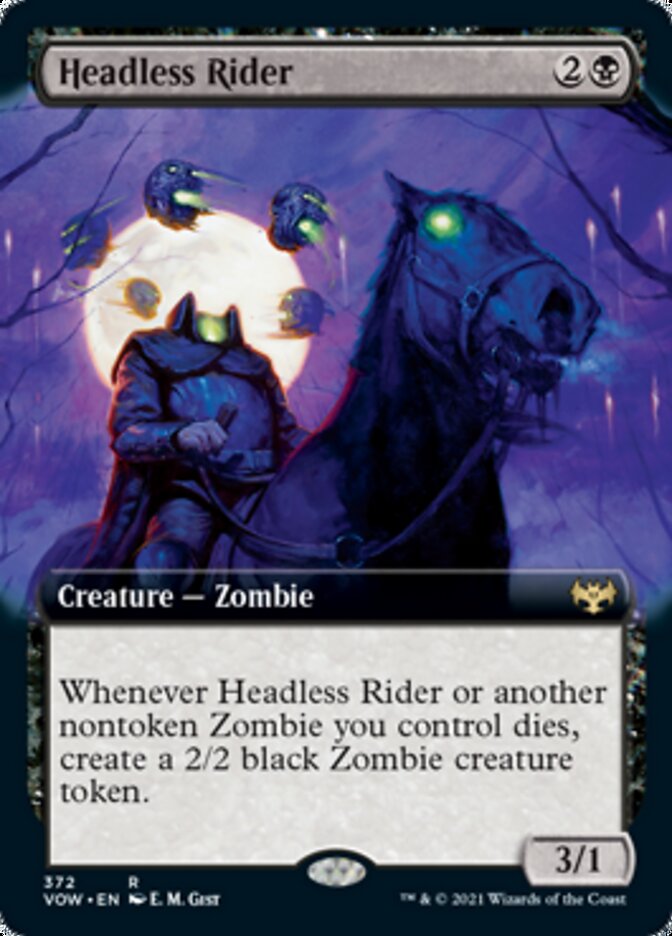 Headless Rider (Extended) [Innistrad: Crimson Vow] | Tacoma Games