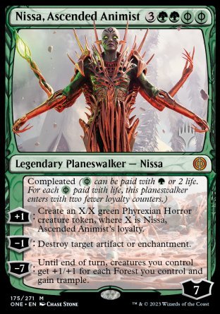 Nissa, Ascended Animist (Promo Pack) [Phyrexia: All Will Be One Promos] | Tacoma Games