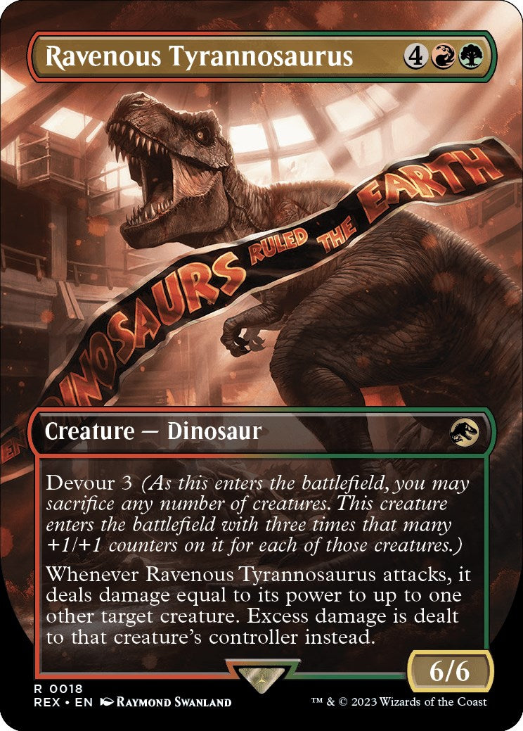 Ravenous Tyrannosaurus (Borderless) [Jurassic World Collection] | Tacoma Games