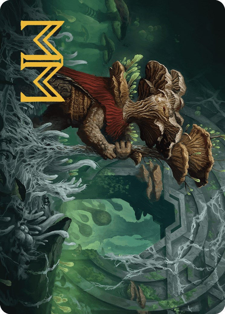 Tendril of the Mycotyrant Art Card (Gold-Stamped Signature) [The Lost Caverns of Ixalan Art Series] | Tacoma Games