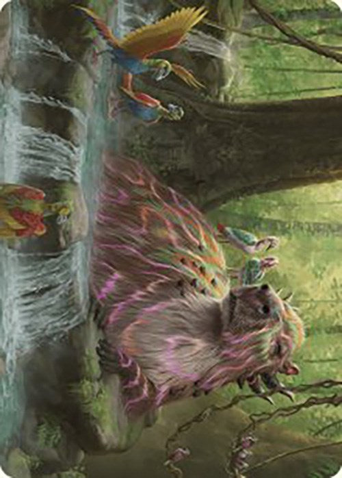 Basking Capybara Art Card [The Lost Caverns of Ixalan Art Series] | Tacoma Games