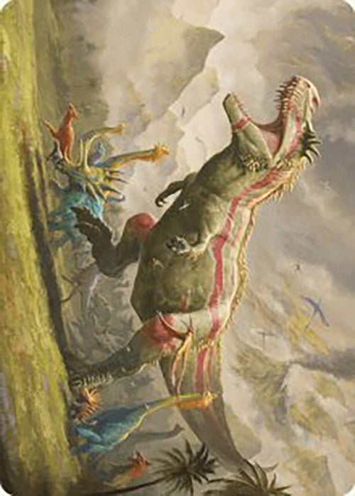 Ghalta, Stampede Tyrant Art Card [The Lost Caverns of Ixalan Art Series] | Tacoma Games