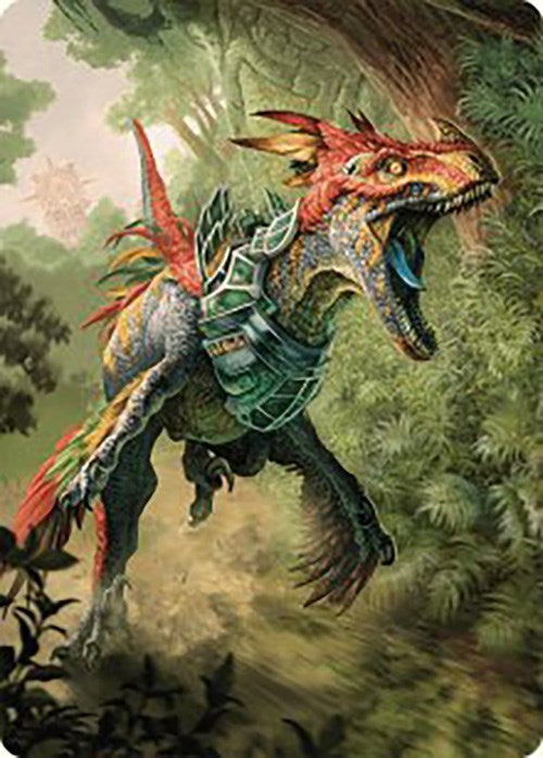 Dinosaur Token Art Card [The Lost Caverns of Ixalan Art Series] | Tacoma Games