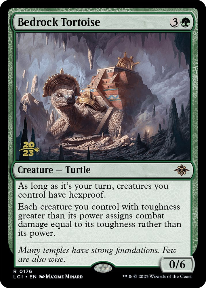 Bedrock Tortoise [The Lost Caverns of Ixalan Prerelease Cards] | Tacoma Games