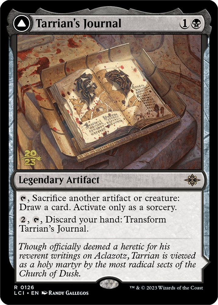 Tarrian's Journal // The Tomb of Aclazotz [The Lost Caverns of Ixalan Prerelease Cards] | Tacoma Games