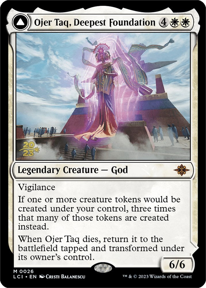 Ojer Taq, Deepest Foundation // Temple of Civilization [The Lost Caverns of Ixalan Prerelease Cards] | Tacoma Games