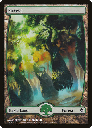 Forest (248) - Full Art [Zendikar] | Tacoma Games