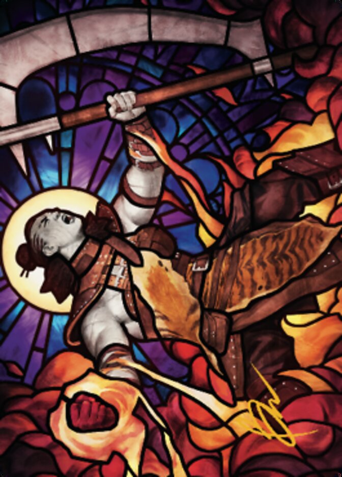 Garna, Bloodfist of Keld Art Card (Gold-Stamped Signature) [Dominaria United Art Series] | Tacoma Games
