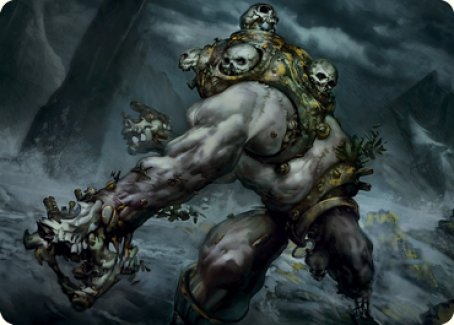 Skull Skaab Art Card [Innistrad: Crimson Vow Art Series] | Tacoma Games
