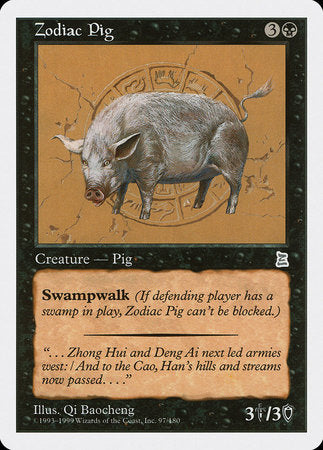Zodiac Pig [Portal Three Kingdoms] | Tacoma Games