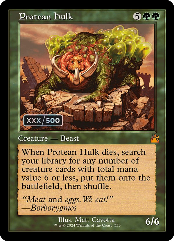 Protean Hulk (Retro) (Serialized) [Ravnica Remastered] | Tacoma Games