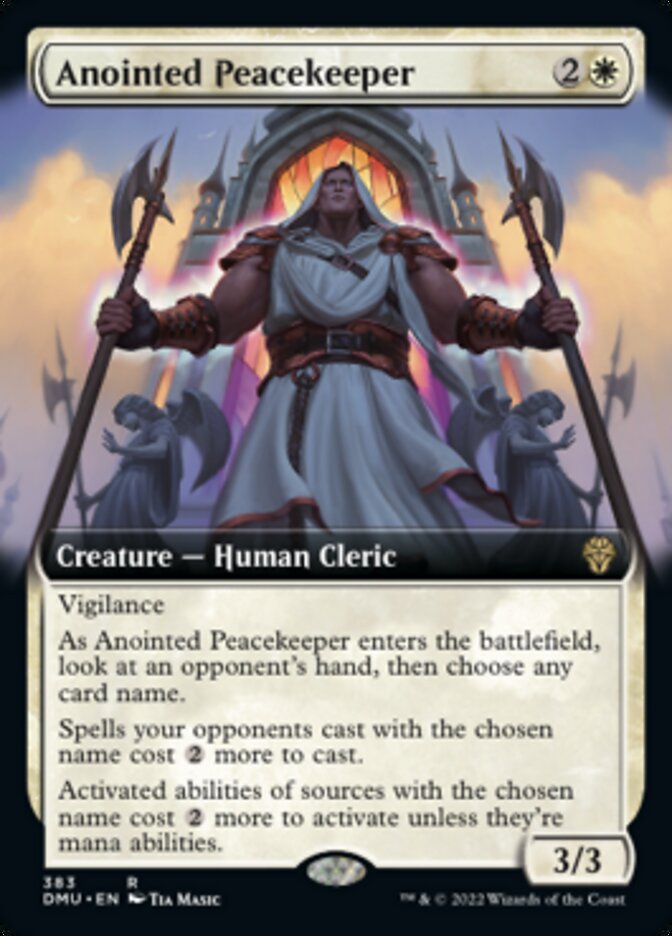Anointed Peacekeeper (Extended Art) [Dominaria United] | Tacoma Games