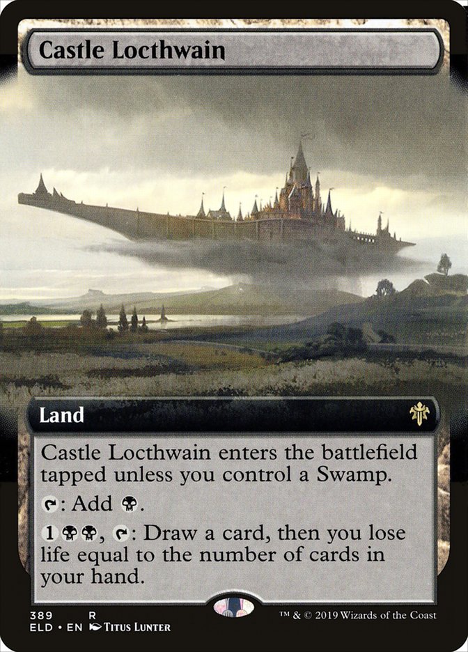 Castle Locthwain (Extended Art) [Throne of Eldraine] | Tacoma Games