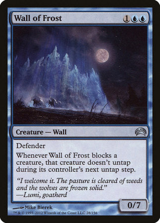 Wall of Frost [Planechase 2012] | Tacoma Games