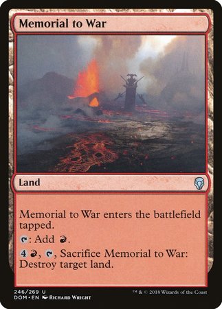 Memorial to War [Dominaria] | Tacoma Games