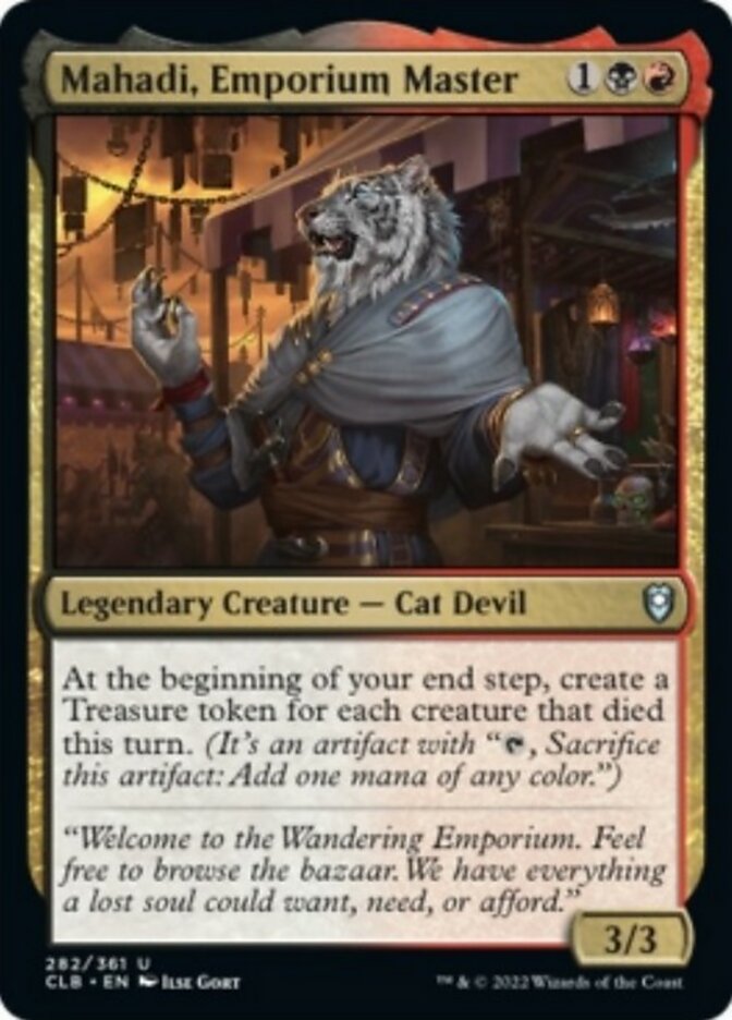 Mahadi, Emporium Master [Commander Legends: Battle for Baldur's Gate] | Tacoma Games