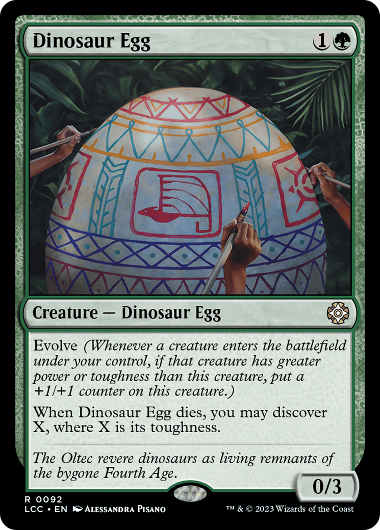 Dinosaur Egg [The Lost Caverns of Ixalan Commander] | Tacoma Games