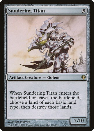 Sundering Titan [Archenemy] | Tacoma Games