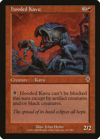 Hooded Kavu [Invasion] | Tacoma Games