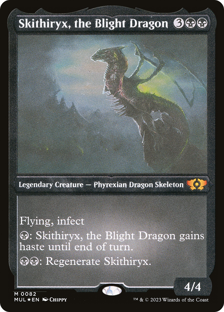 Skithiryx, the Blight Dragon (Foil Etched) [Multiverse Legends] | Tacoma Games