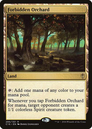 Forbidden Orchard [Commander 2016] | Tacoma Games