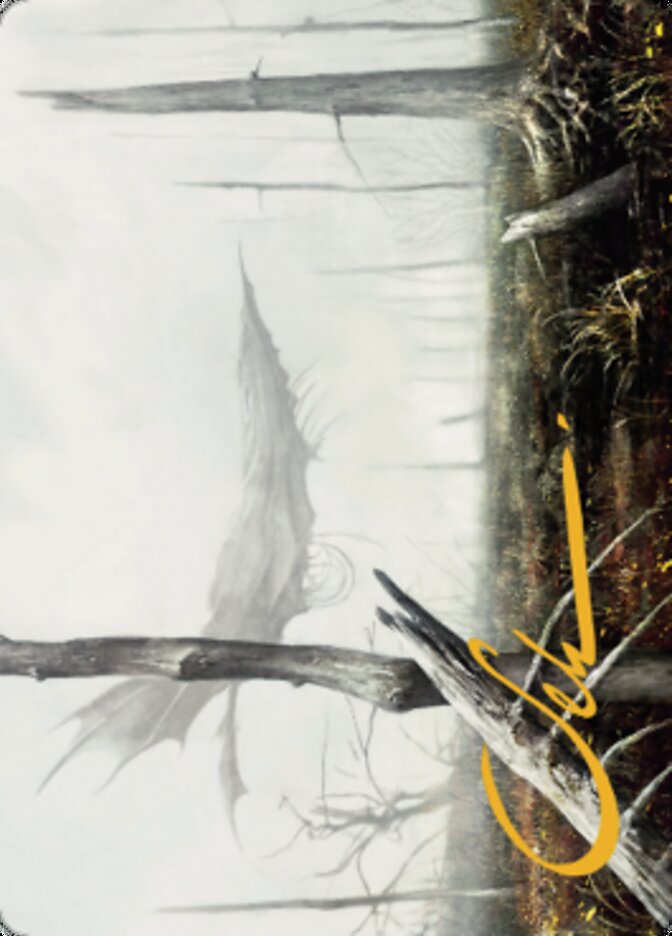 Swamp Art Card (Gold-Stamped Signature) [Dominaria United Art Series] | Tacoma Games
