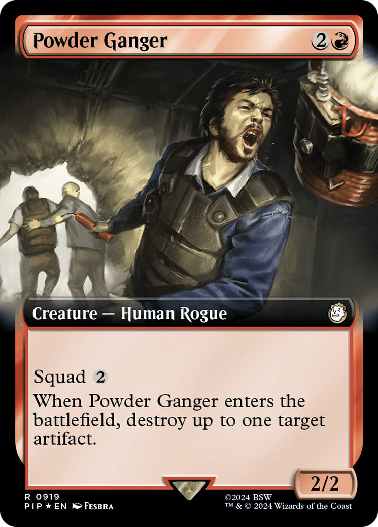 Powder Ganger (Extended Art) (Surge Foil) [Fallout] | Tacoma Games