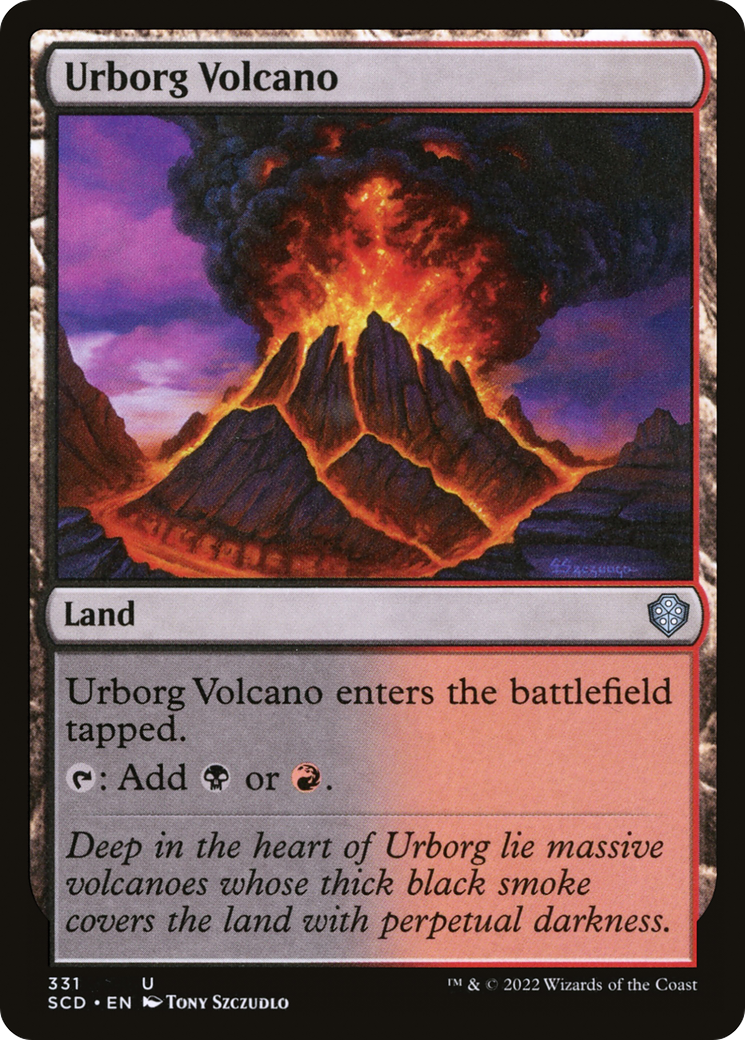 Urborg Volcano [Starter Commander Decks] | Tacoma Games