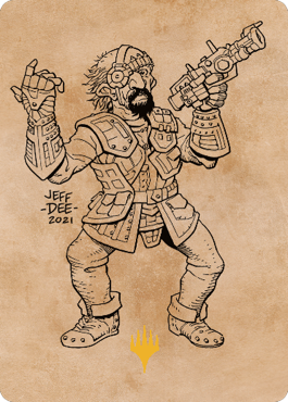 Jan Jansen, Chaos Crafter Art Card (Gold-Stamped) [Commander Legends: Battle for Baldur's Gate Art Series] | Tacoma Games