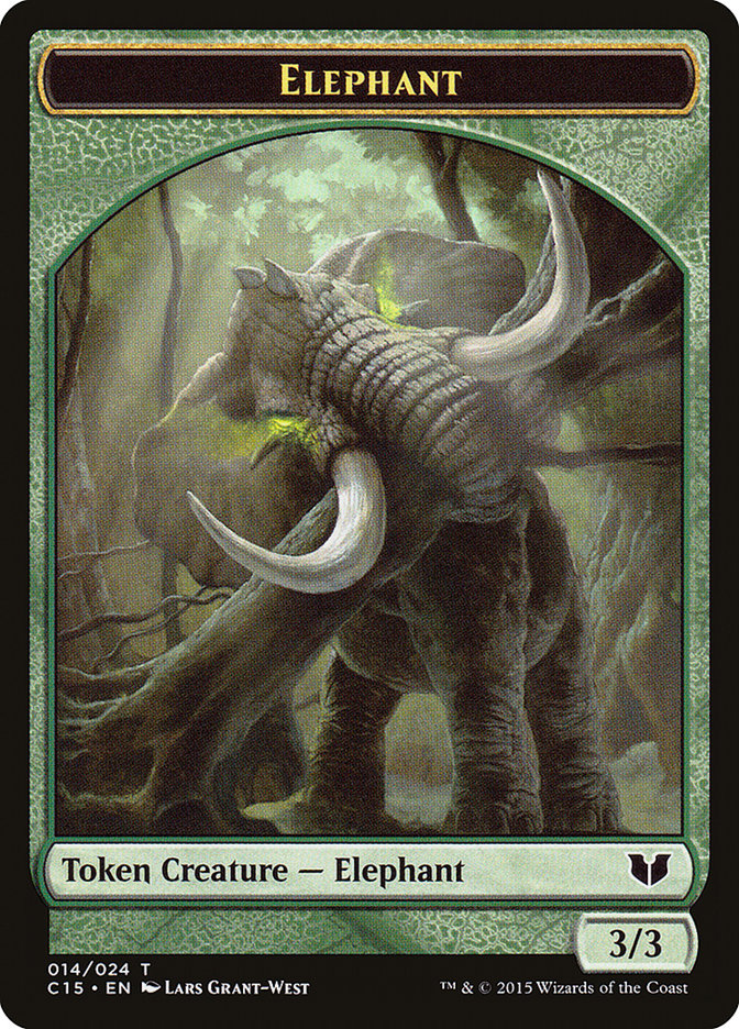 Elephant Token [Commander 2015 Tokens] | Tacoma Games