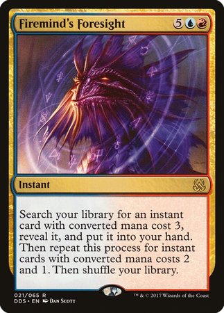 Firemind's Foresight [Duel Decks: Mind vs. Might] | Tacoma Games