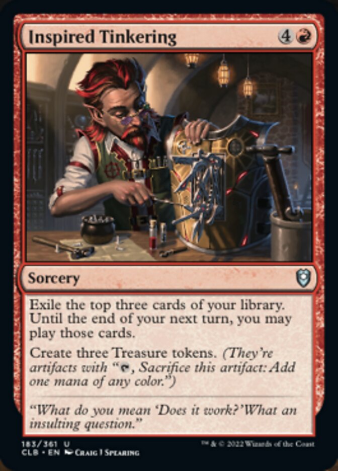 Inspired Tinkering [Commander Legends: Battle for Baldur's Gate] | Tacoma Games