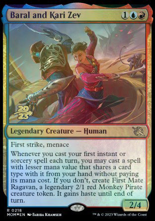 Baral and Kari Zev [March of the Machine Prerelease Promos] | Tacoma Games