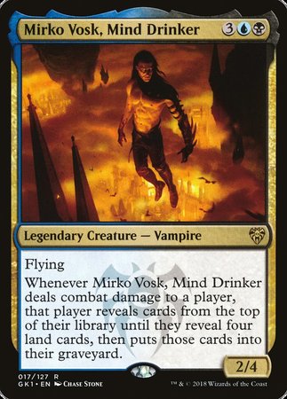 Mirko Vosk, Mind Drinker [GRN Guild Kit] | Tacoma Games