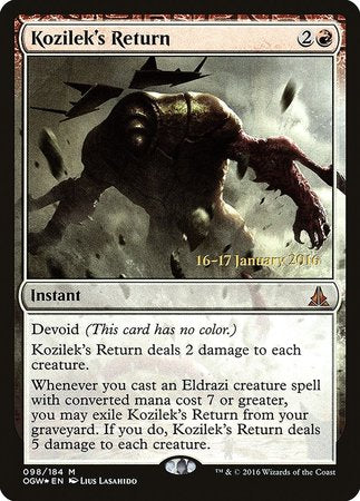 Kozilek's Return [Oath of the Gatewatch Promos] | Tacoma Games