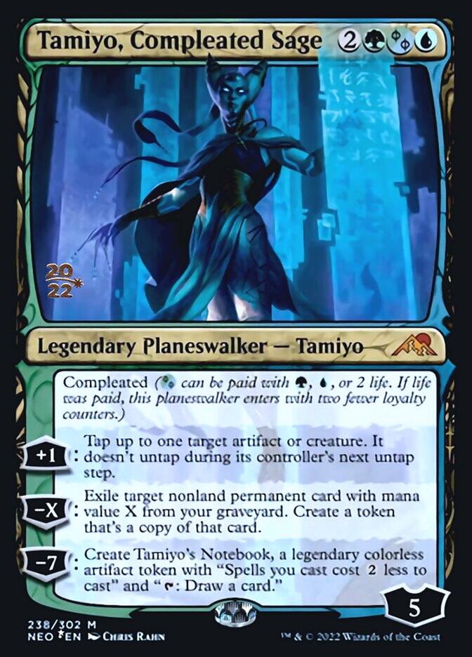 Tamiyo, Compleated Sage [Kamigawa: Neon Dynasty Prerelease Promos] | Tacoma Games