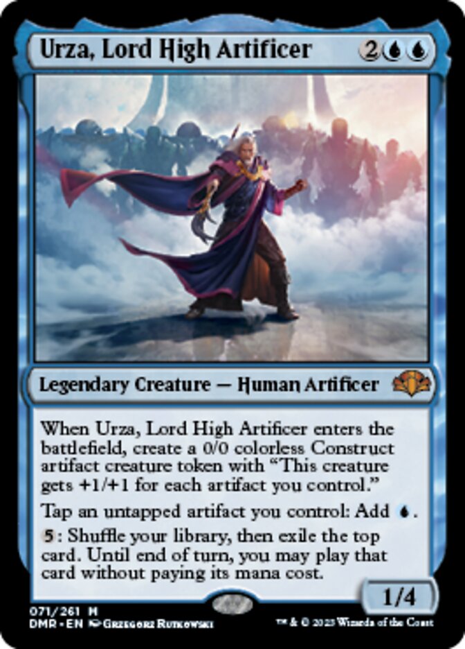 Urza, Lord High Artificer [Dominaria Remastered] | Tacoma Games