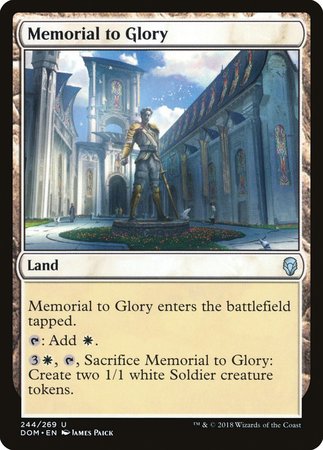 Memorial to Glory [Dominaria] | Tacoma Games